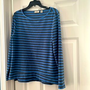 LLBean pajama top, light sweatshirt like material, very comfortable